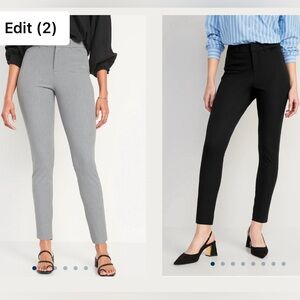 Old Navy 2 Pairs of Pixie High Rise Ankle Pants Size 6